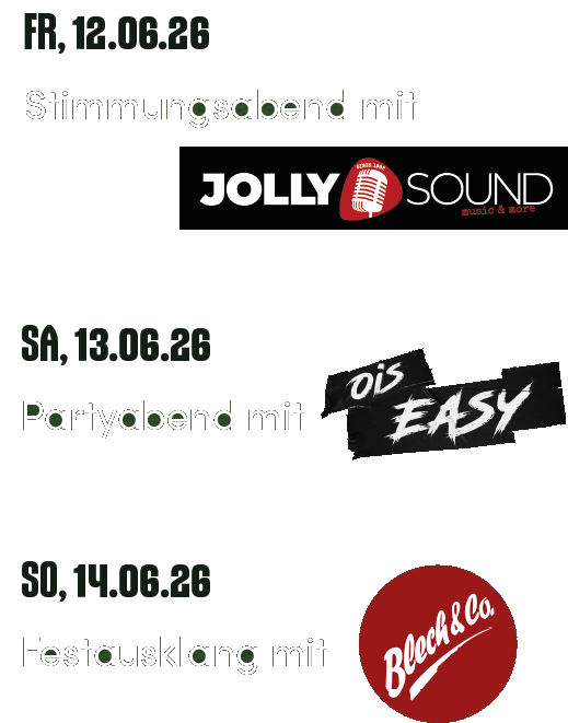 Festprogramm - Bands und Veranstaltungen